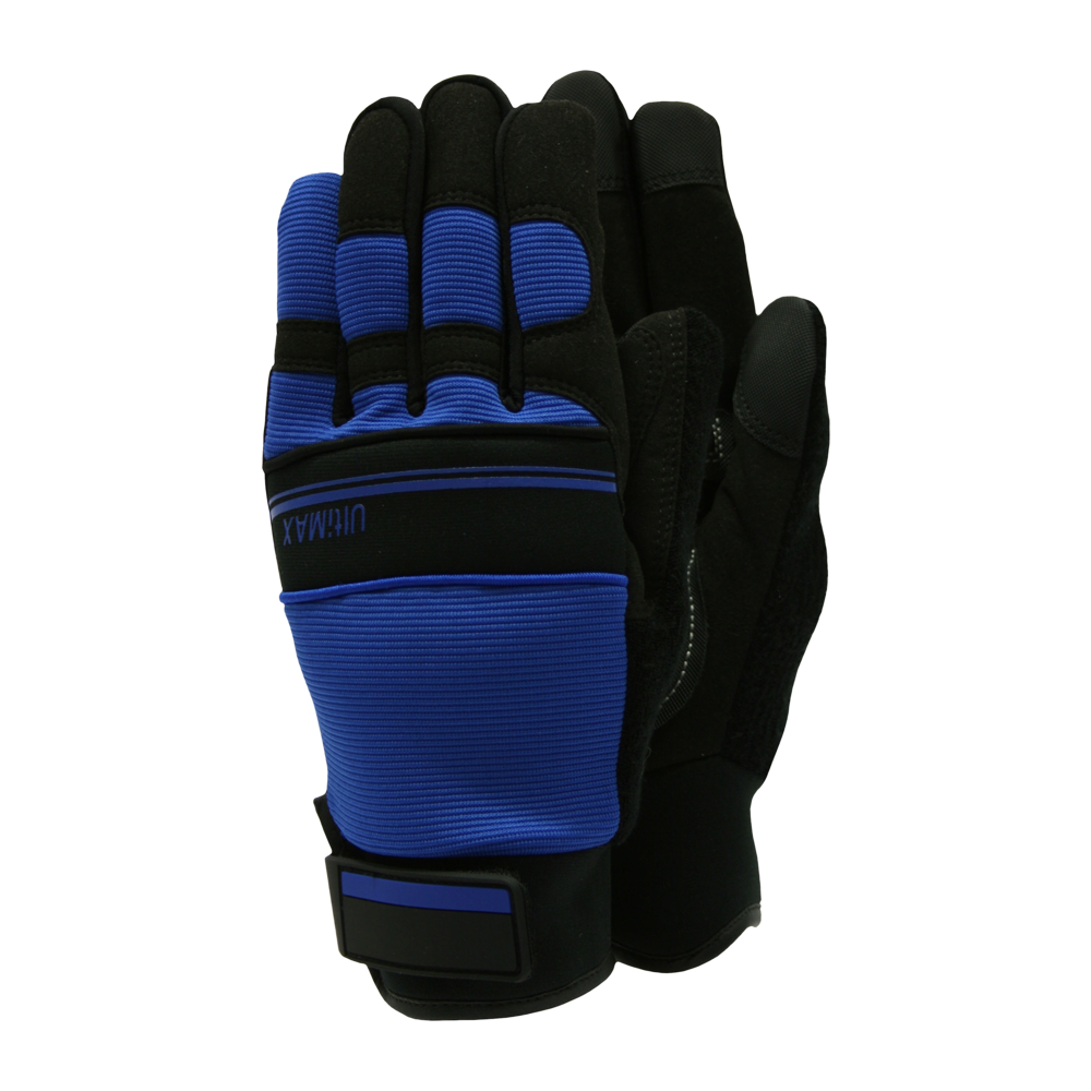 mens blue gloves